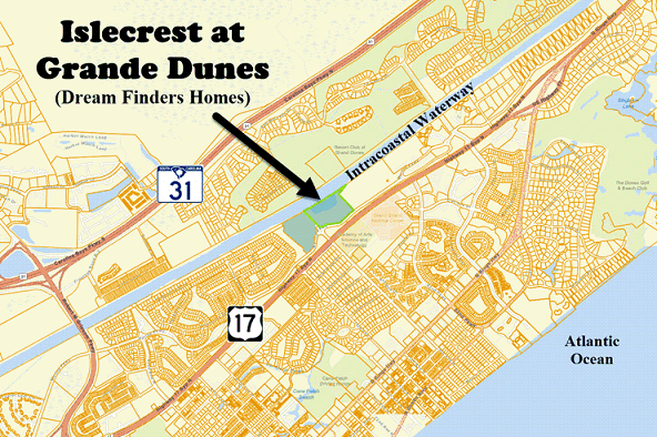 Islecrest at Grande Dunes in Myrtle Beach by Dream Finders Homes